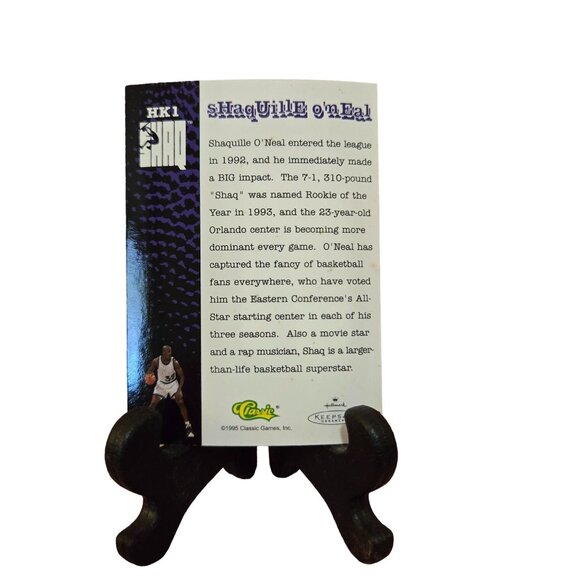 Hallmark Keepsake Shaquille O'Neal Ornament Dunking Collectible with Card - Picture 3 of 11